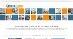Desktop Screenshot of familienwohnbau.at
