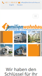 Mobile Screenshot of familienwohnbau.at