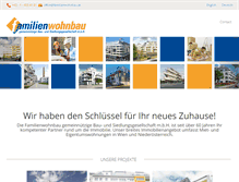 Tablet Screenshot of familienwohnbau.at